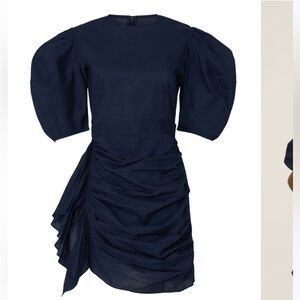RHODE Navy Mini Dress